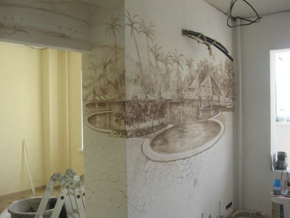Роспись стен в интерьере в Новосибирске фото 4
