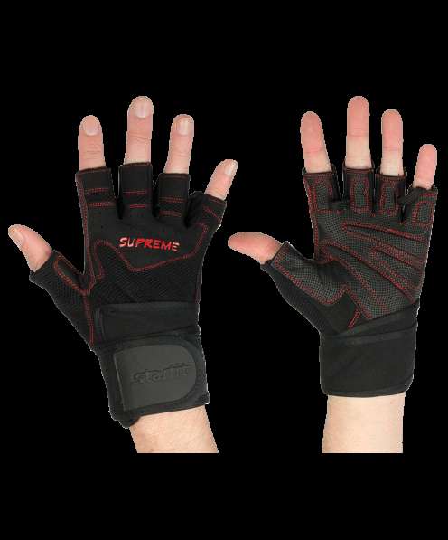 Перчатки атлетические SU-123, черные в Сочи фото 18