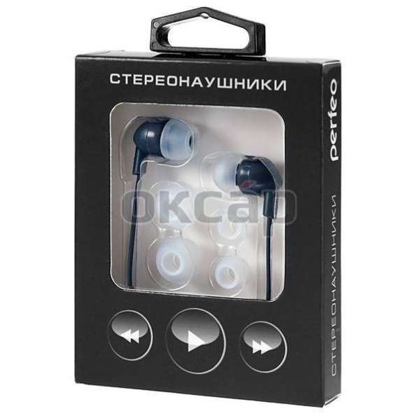 Наушники проводные Perfeo IPOD черный PF-IPD-BLK