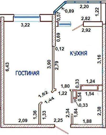 Независимое определение площади квартиры в новостройке в Краснодаре фото 3