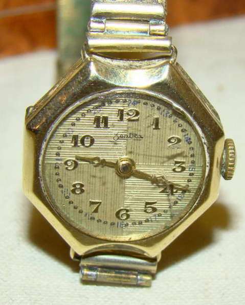 Часы золотые старинные женские ZENTRA (J333) в Москве фото 7