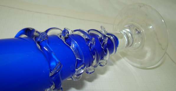 Вазочка стеклянная винтажная (W841) в Москве