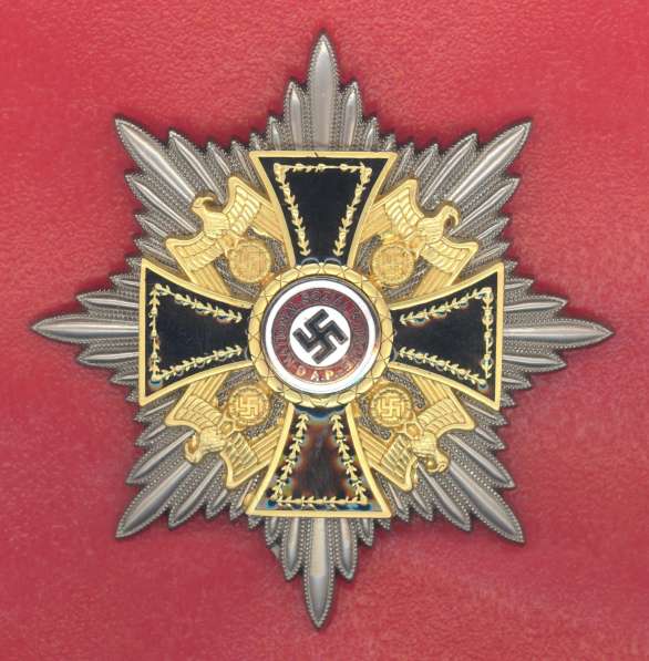 Германия 3 Рейх Звезда Германского Ордена 1 степени
