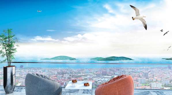 Квартира с великолепной панорамой в центре Стамбула в Москве