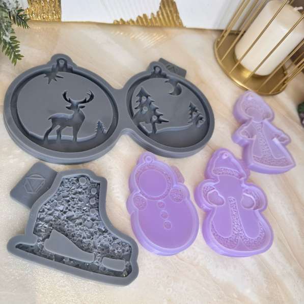 Молды новогодних игрушек из эпоксидной смолы