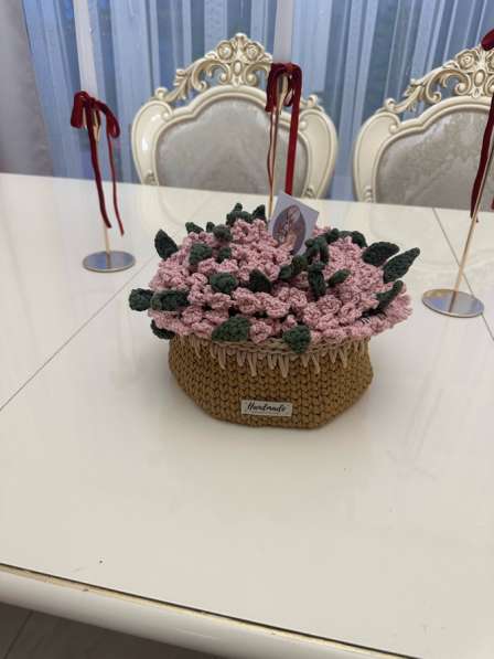 Букет из вязанных салфеток в Краснодаре