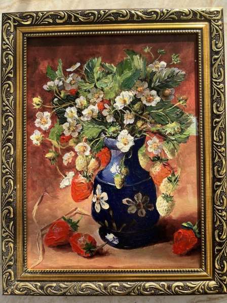 Масло холст, букет в Ростове-на-Дону фото 4