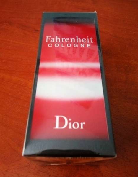 Dior Fahrenheit Cologne 2015 г. (первый выпуск)