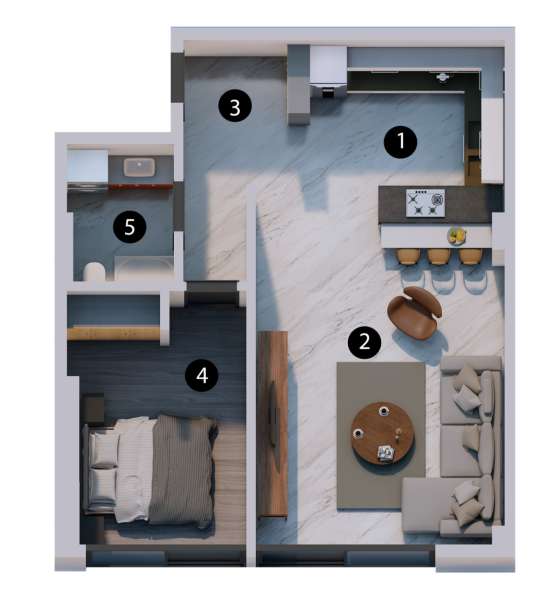2-к. квартира 57м² Турция, Анталья, Лара в фото 7