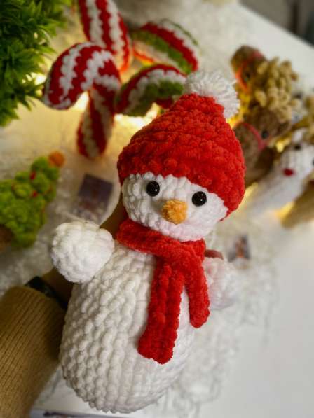 Мягкая игрушка снеговик в Москве фото 3