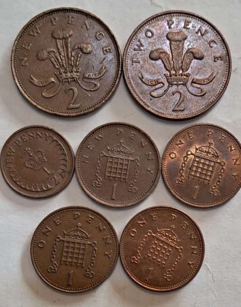 1,2 пенса, пенни. Монеты Англии в Новосибирске фото 3