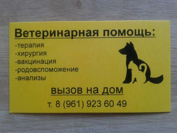 ВЕТЕРИНАРНАЯ ПОМОЩЬ ВЫЗОВ НА ДОМ