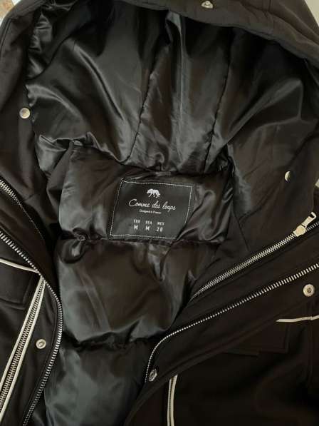 Куртка зимняя чёрная CDL с капюшоном 44 46 размер в Москве фото 4