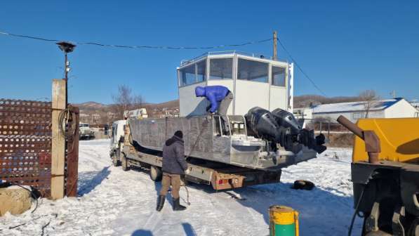 Катер новый аппарельный 10 м с двумя моторами в Владивостоке фото 5