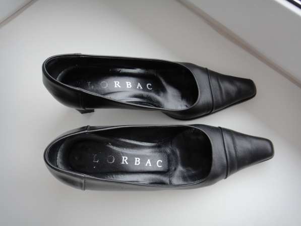 Туфли из натуральной кожи марки Lorbac, черные, 36р в Санкт-Петербурге фото 3