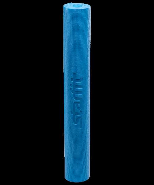 Коврик для йоги FM-101 PVC 173x61x0,5 см, синий