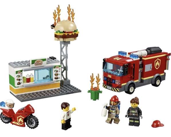 LEGO City Fire 60214 Пожар в бургер-кафе в Москве