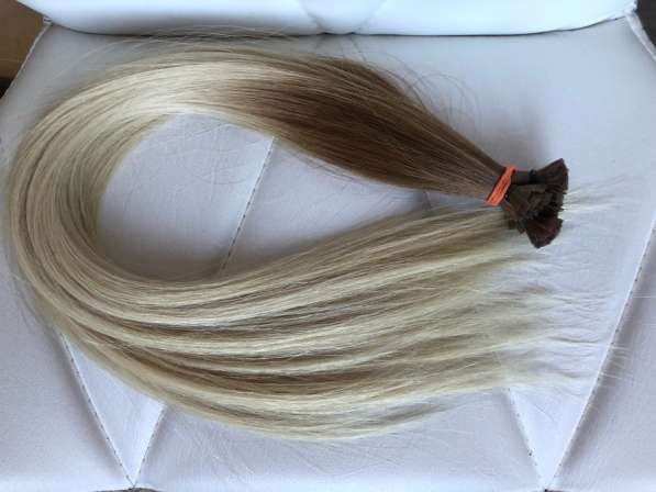 Волосы для наращивания на капсулах 50 см