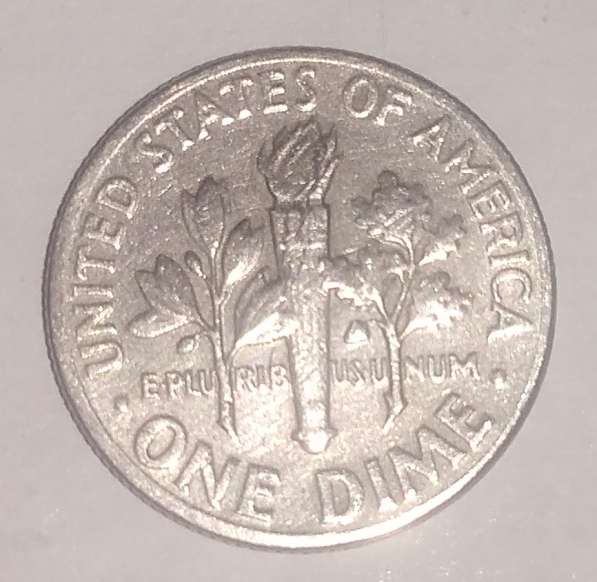 США 10 центов 1974 г. в 