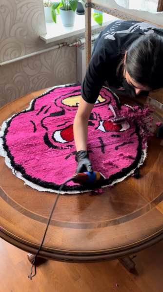 Ковёр pink skull в Санкт-Петербурге фото 4