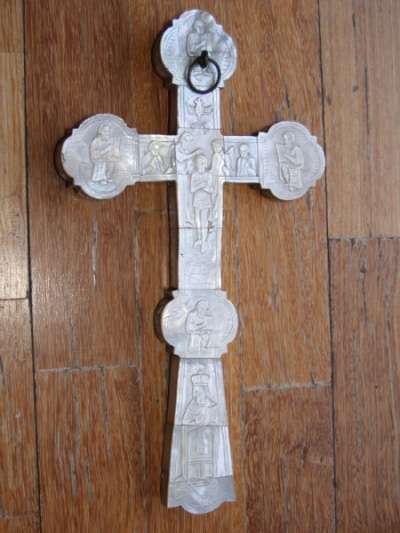 Антикварный напрестольный крест 18 века. в Санкт-Петербурге фото 8