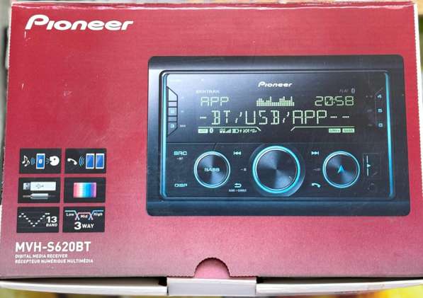 Магнитола pioneer Mvh- S620Bt в Уфе фото 3