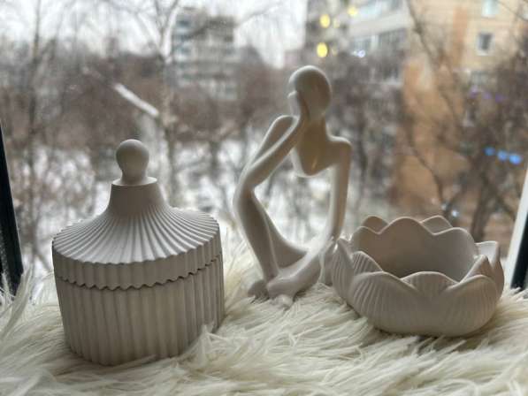 Изделия из гипса свечи вазы подносы в Москве фото 3