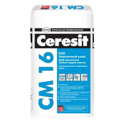 Клей для плитки Ceresit CM16 теплый пол