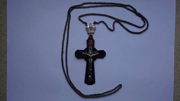 Старинный наградной наперсный крест с украшениями. 1880-е гг в Санкт-Петербурге фото 40