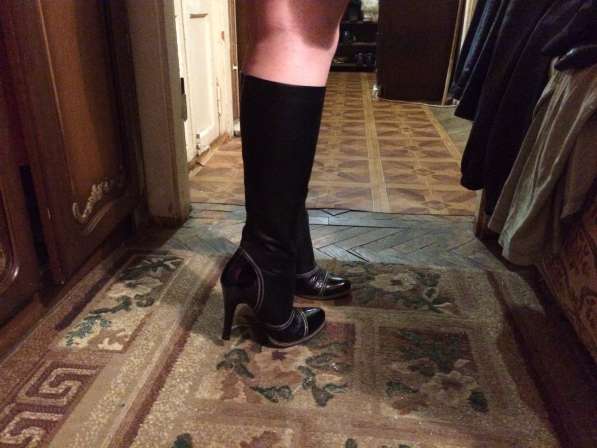 Сапоги и туфли 38 размера, черного цвета в Москве фото 3