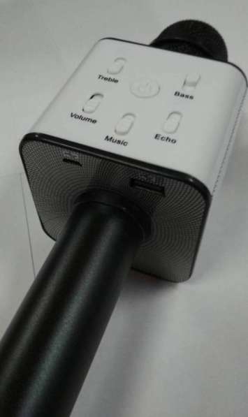 Караоке-микрофон Q7 с динамиком с чехлом в фото 4