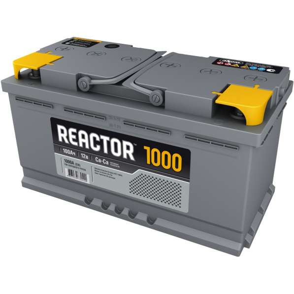Рекордное значение тока пуска-Аккумулятор Reactor 100 ah 100