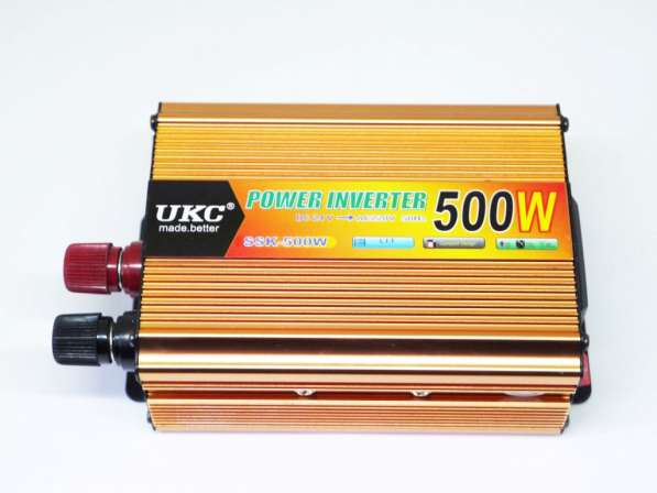 Инвертор UKC 500W 24V Преобразователь тока AC/DC Gold в 