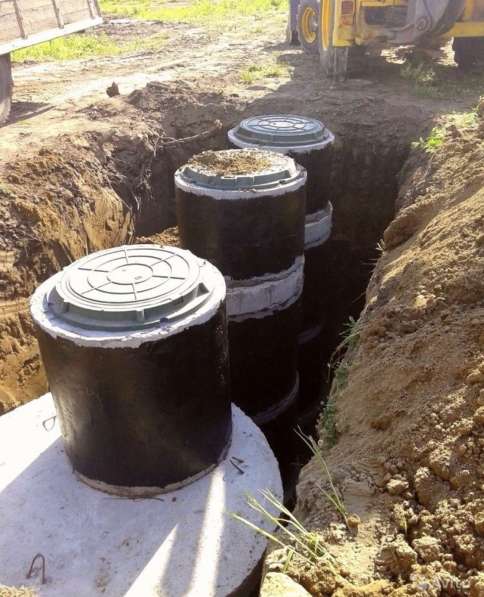 Септик 10.15м3 из железобетонных колец под канализацию в дом в Тюмени фото 4