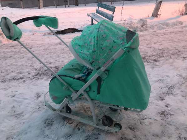 Детские коляска-санки новые в Саранске фото 4