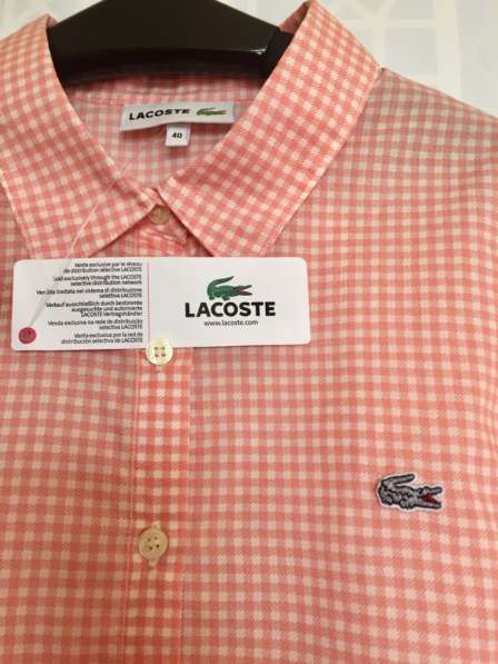 Новая рубашка LACOSTE в Москве фото 5