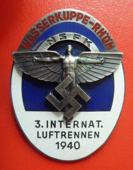 Германия 3 рейх знак 3 международные авиагонки NSFK 1940 г в Орле фото 6