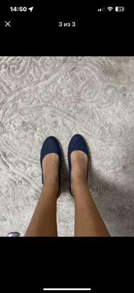 Женские синие каблуки