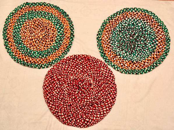 Коврик плетёный мягкий