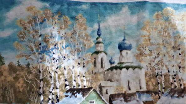 Картина вышивка крестиком ручная работа в Железногорске фото 5