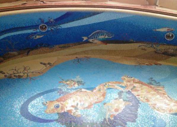 Мозаика для облицовки бассейнов, художественные и матричные мозаичные панно. в Москве фото 18