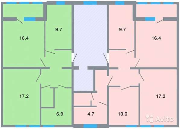 2-к квартира, 63 м², 5/10 эт в Севастополе фото 4