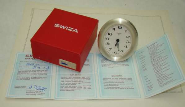 Часы будильник винтажный SWIZA (V764) в Москве фото 3