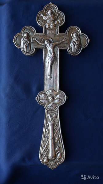 Старинный напрестольный крест. Серебро 84. xviii в в Санкт-Петербурге фото 10