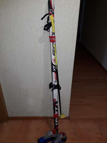 Продам детские лыжи(150см) с палками и ботинками(32р-р) в Пензе фото 4