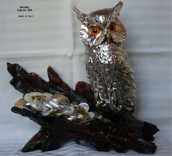 СТАТУЭТКА ФИЛИНА (ИТАЛИЯ)