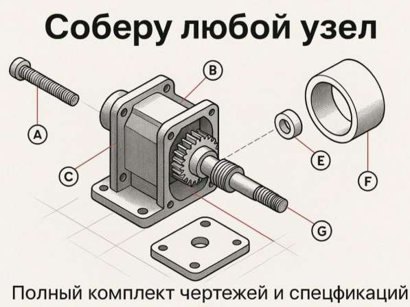 Создание 3D моделей в solidworks, помощь студентам в Москве фото 4