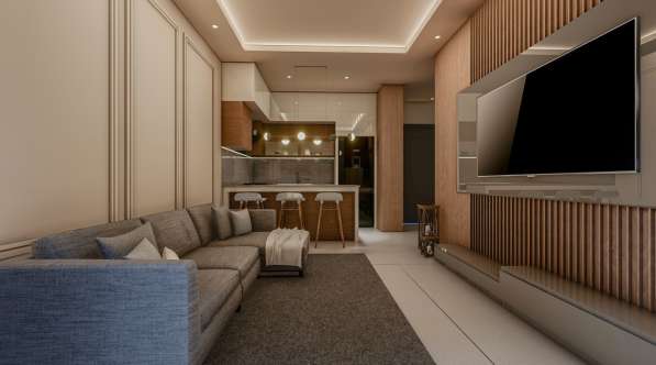 2-к. квартира 43м&sup2; Турция, Анталья, Алтынташ в 