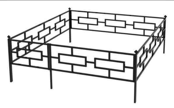 Оградка на могилу в Москве фото 3