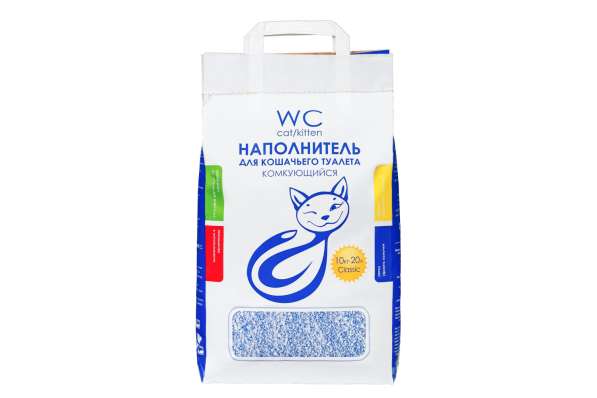 Наполнитель кошачьих туалетов «WC Cat/Kitten» 20л